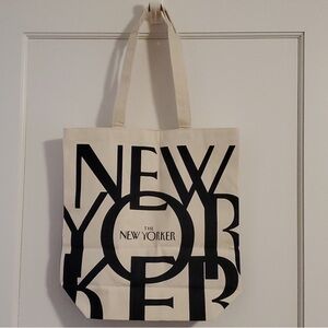 The New Yorker Canvas Tote Bag